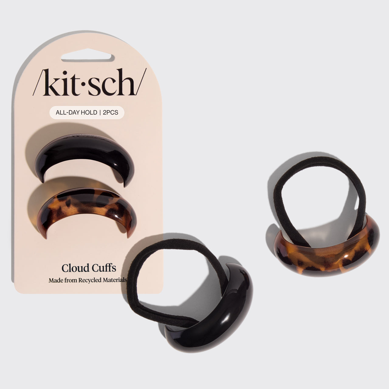 Black & Tort Cloud Manschetten - Medium