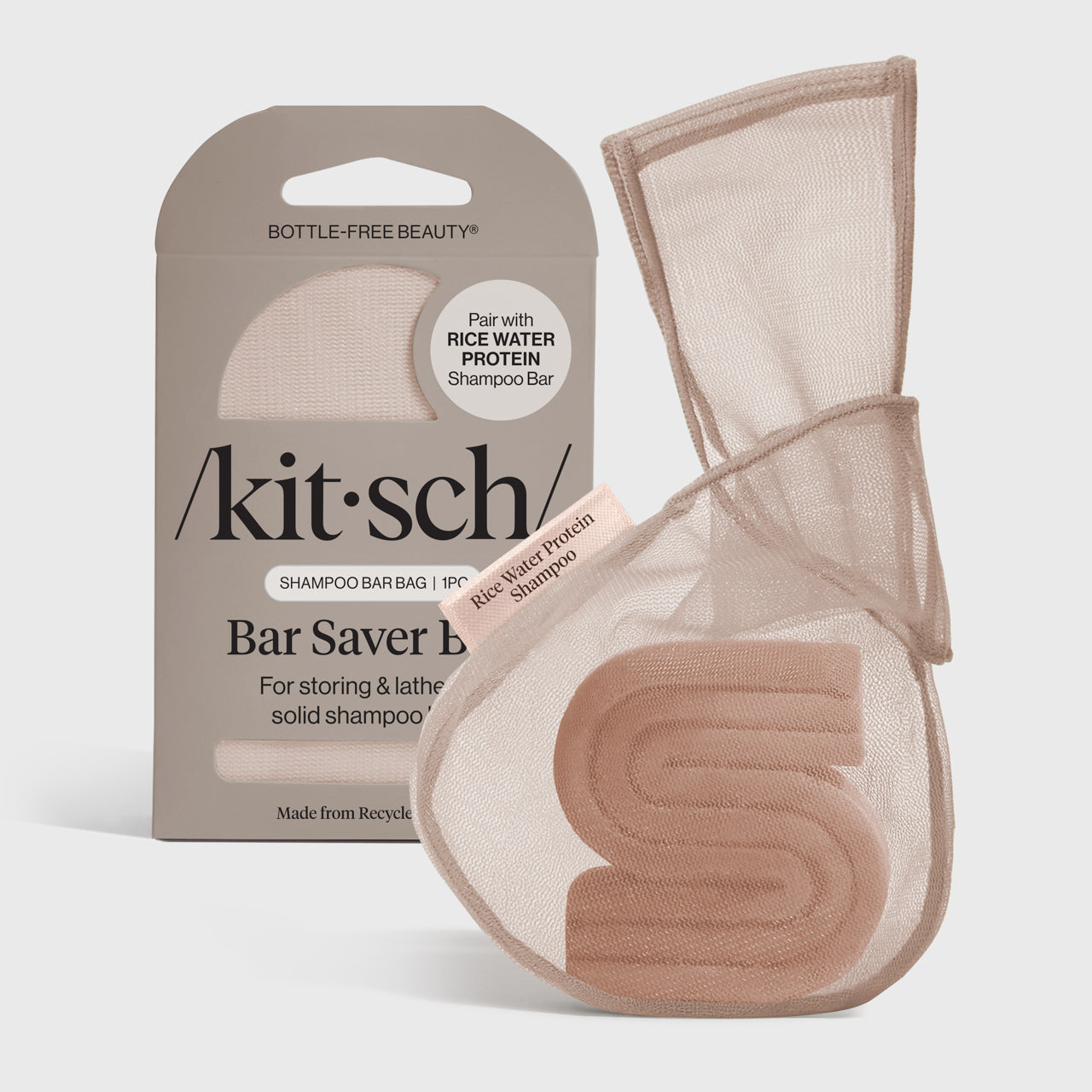 Shampoo-beutel - Reiswasser - Grau