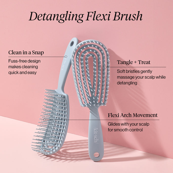 Haze Blue Detangling Flexi Brush