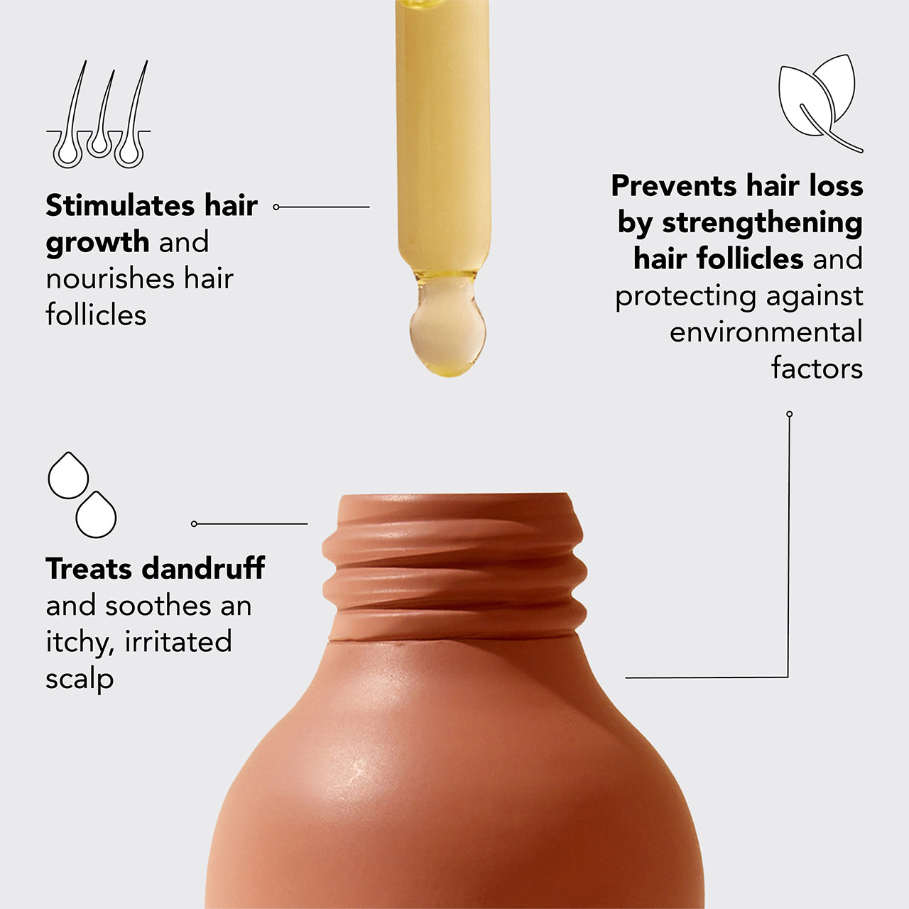 Kopfhautöl-Applikator + Biotin-Öl-Bundle
