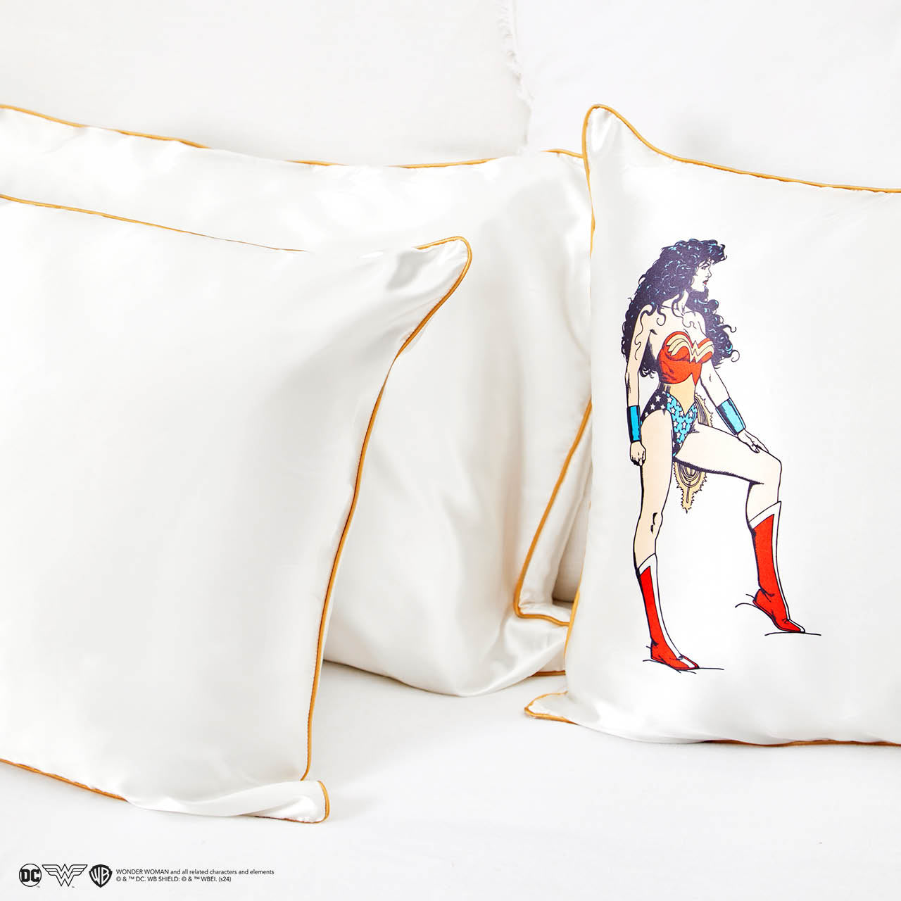 Kitsch x Wonder Woman Federa in raso - Believe In Wonder