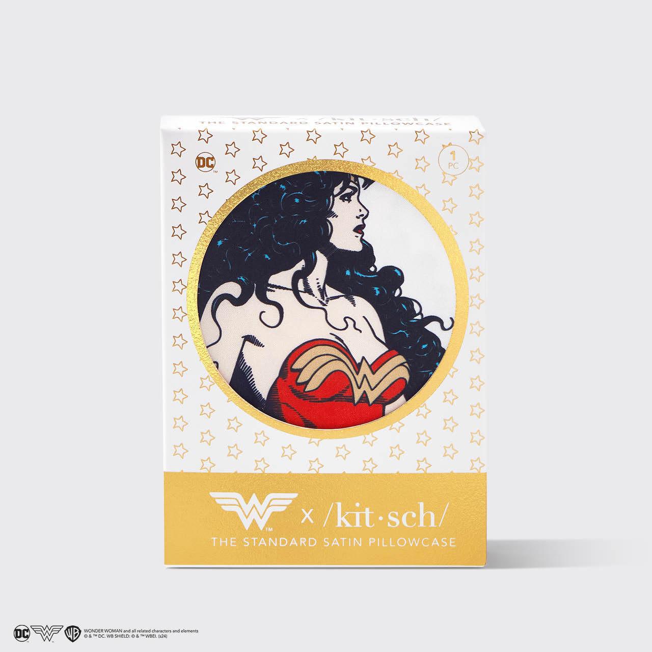 Kitsch x Wonder Woman Federa in raso - Believe In Wonder
