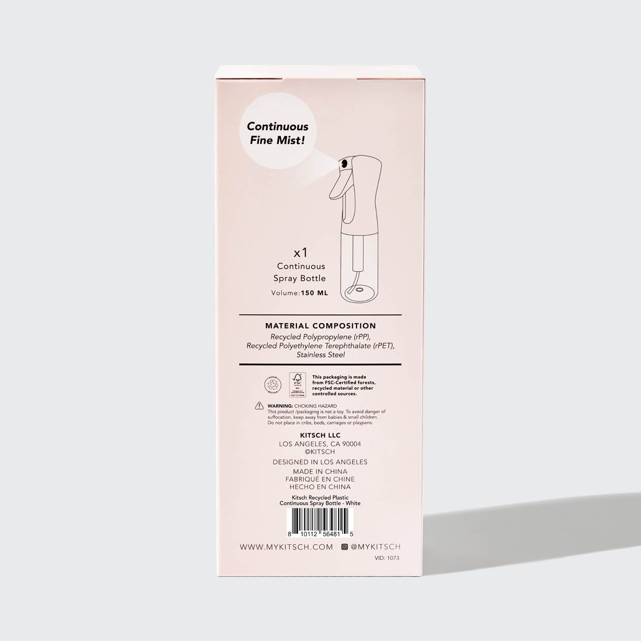 White Continuous Spray