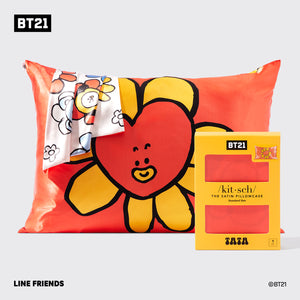Kitsch x BT21 Federa in raso - TATA