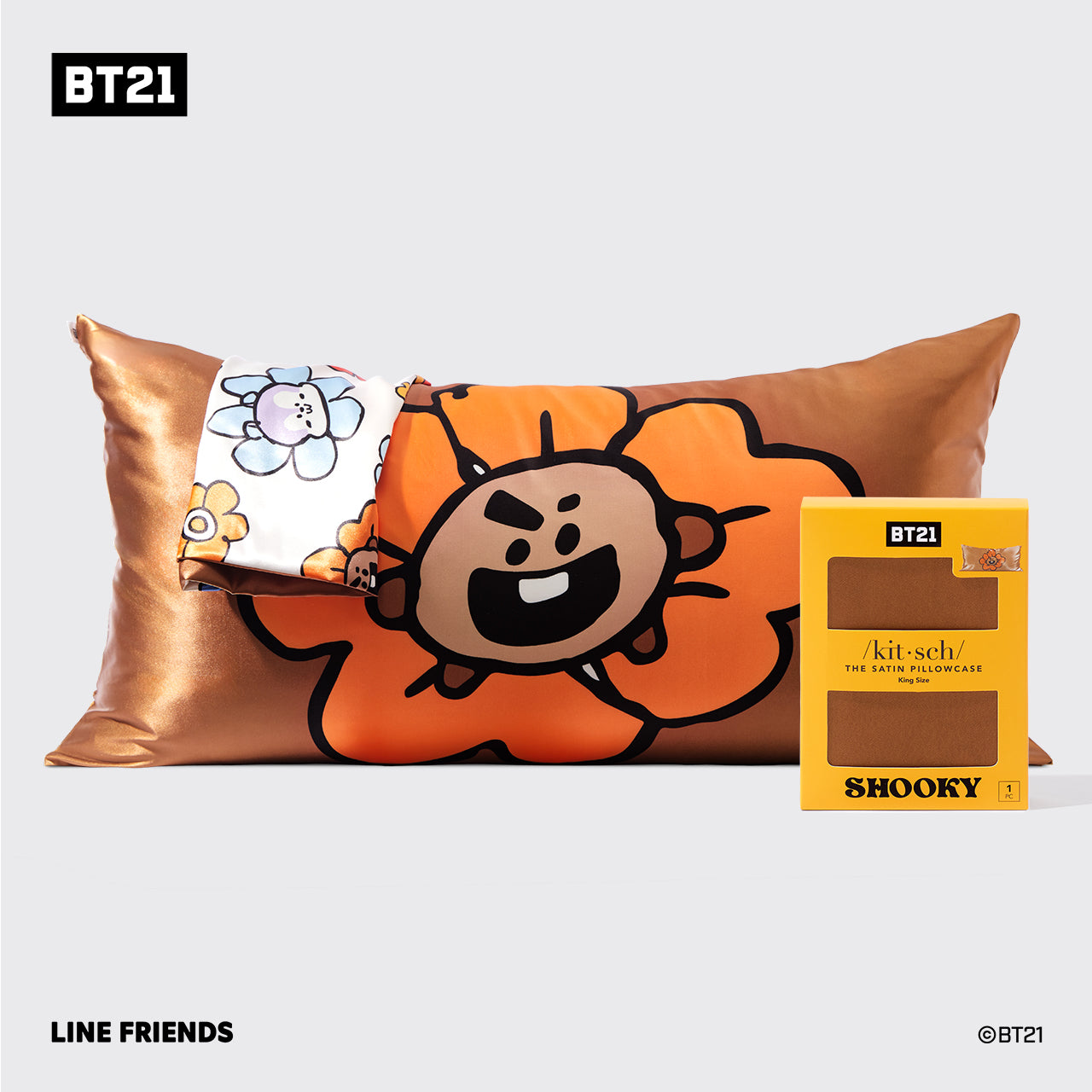 Kitsch x BT21 Taie d'oreiller SHOOKY - King