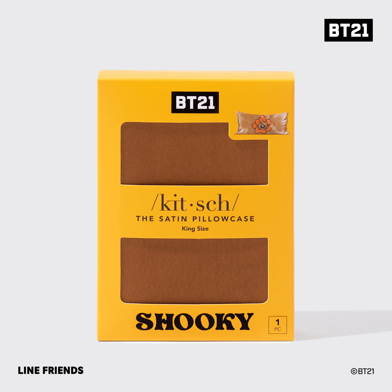 Kitsch x BT21 Taie d'oreiller SHOOKY - King