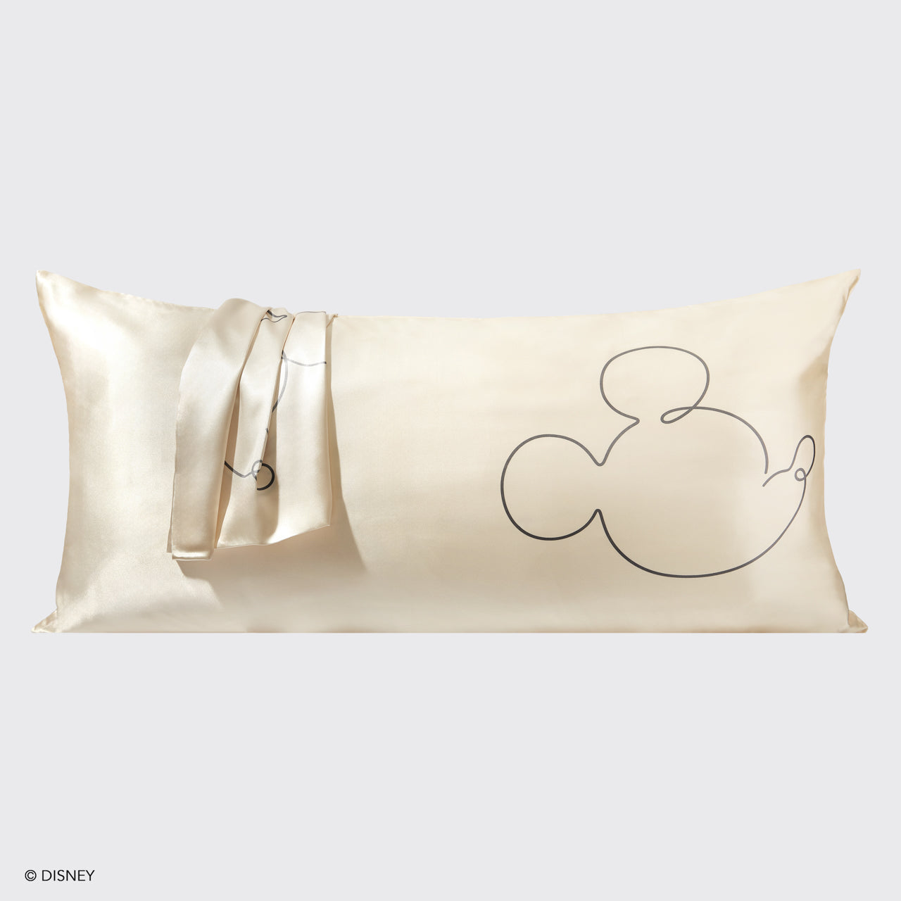 Kitsch x Mickey und Minnie Satin Kissenbezug Mr. Maus - King