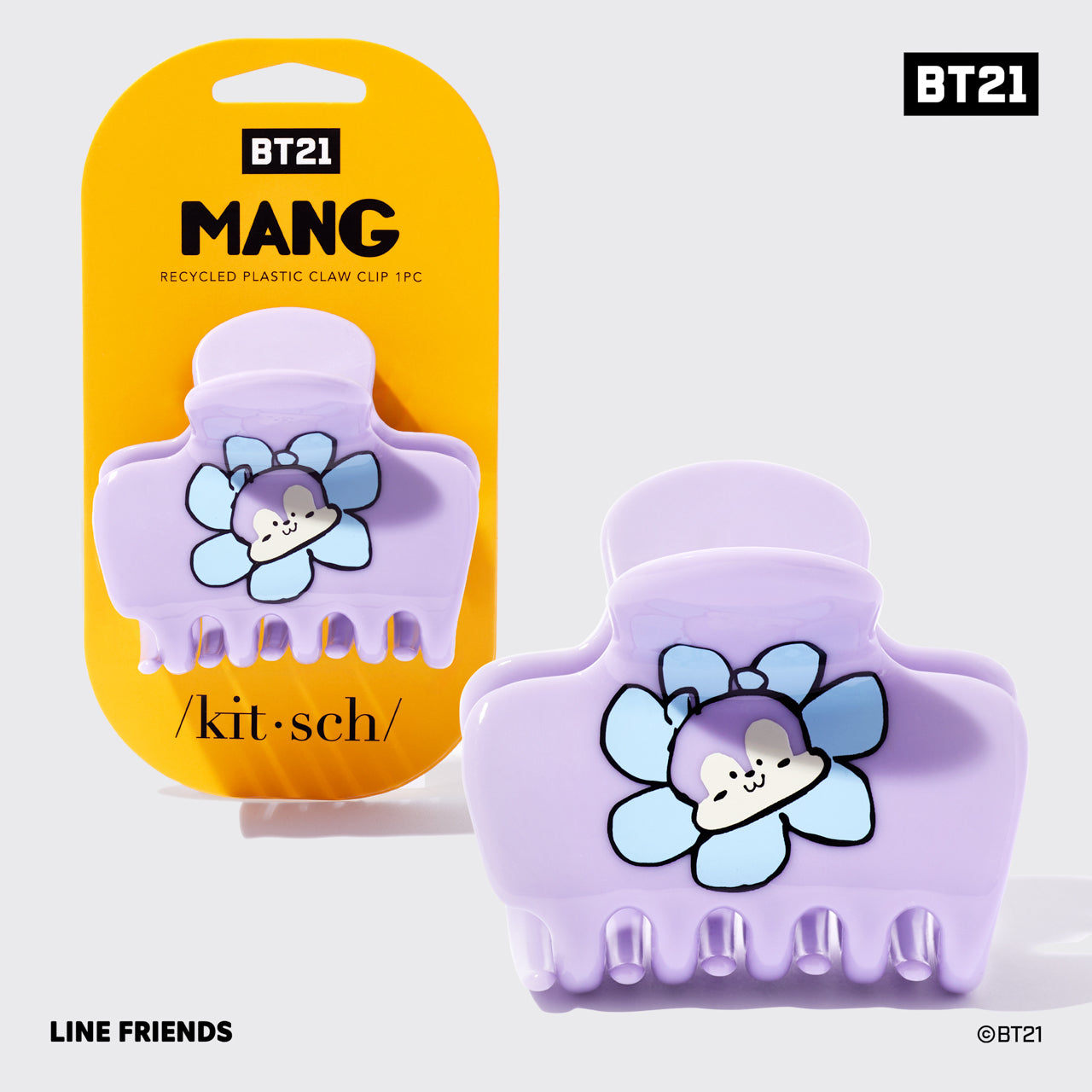 Kitsch x BT21 Pinza Nube - MANG