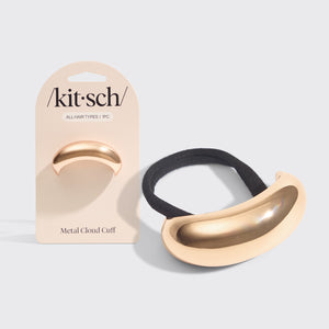 Gold Metall Wolke Haargummi - Medium