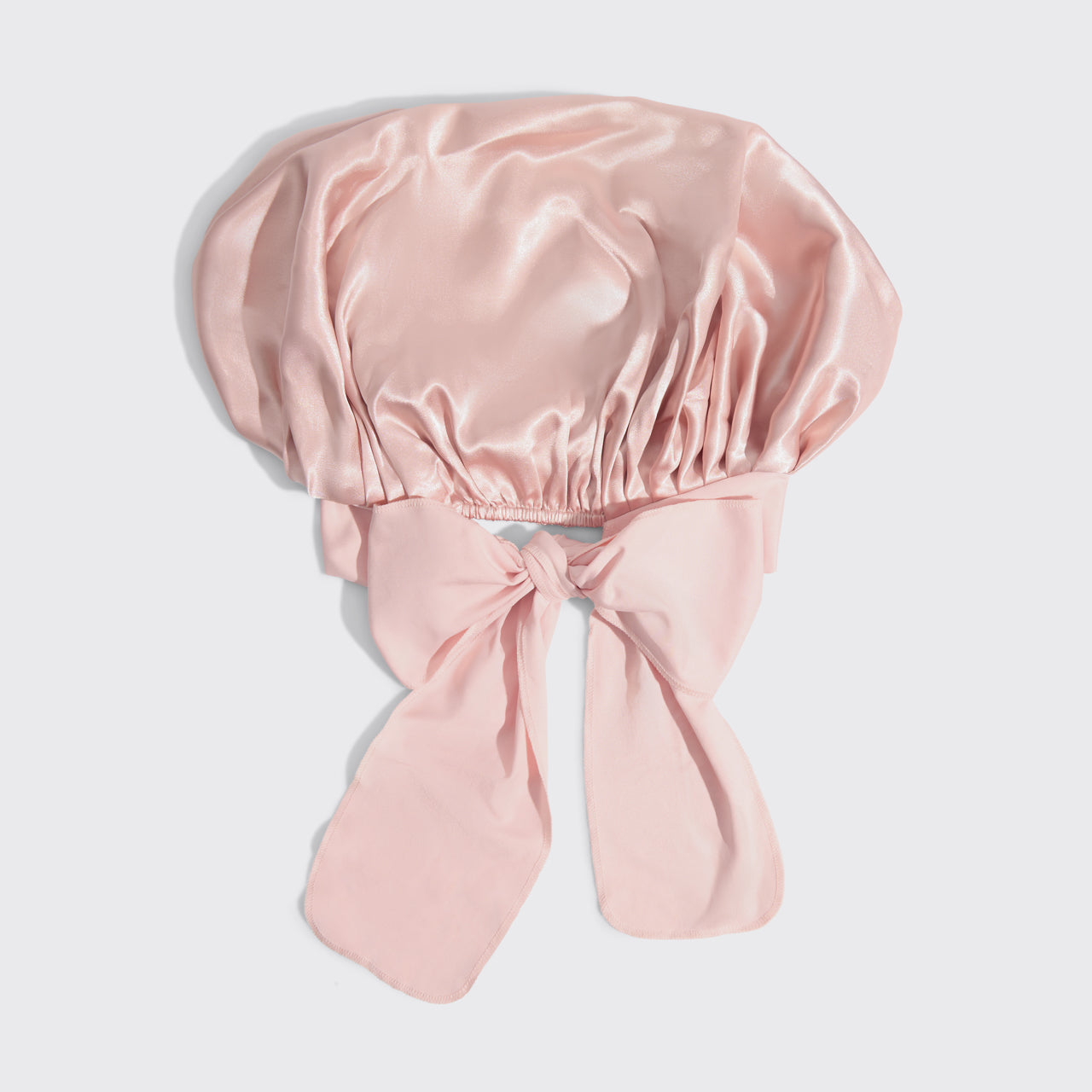 Satin gefüttert Flexi Duschhaube + Übergroße Satin-Haube Blush Bundle