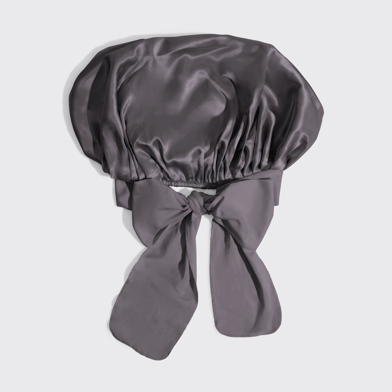 Bonnet oversize en satin - Anthracite
