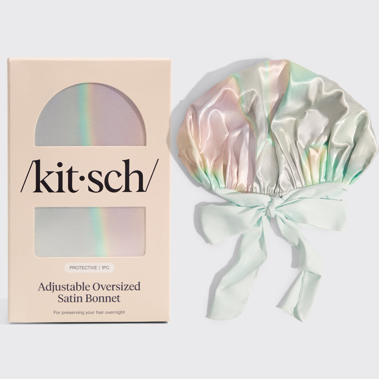 Übergroße Satin-Haube - Aura