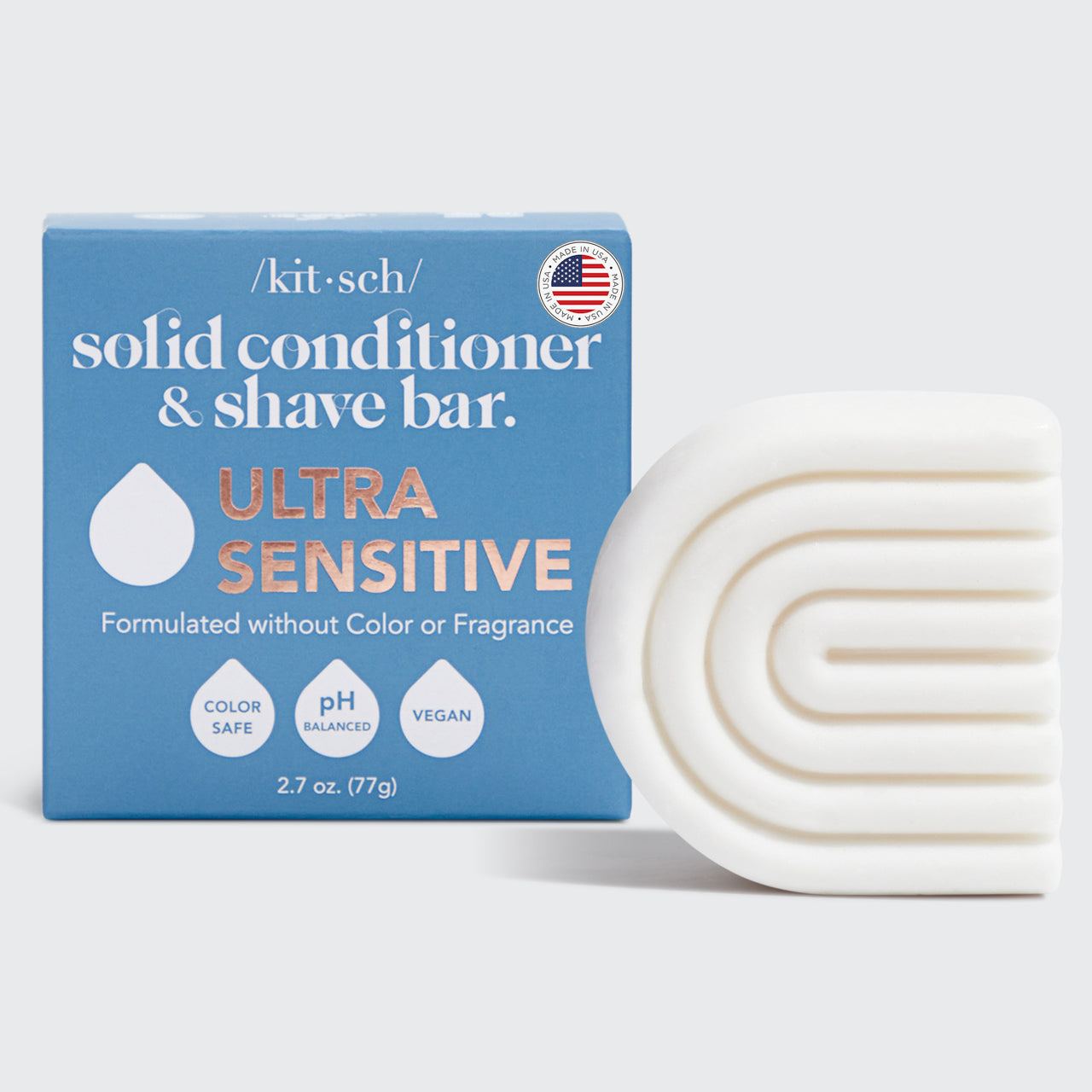 Conditionneur solide et barre de rasage Ultra Sensitive