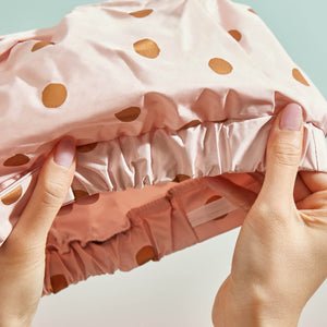 Bonnet de Douche - Pois Blush