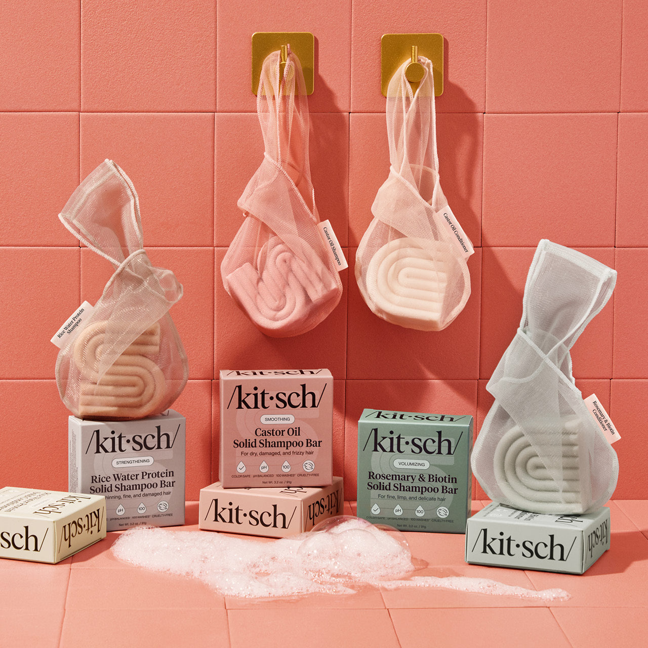 Sacchettino porta shampoo - Olio di ricino - Terracotta