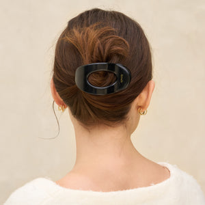 Clip Nube plano negro - Mediano