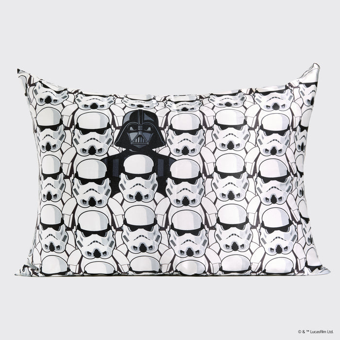 Star Wars™ & Kitsch Taie d'oreiller en satin Darth Vader & Stormtroopers