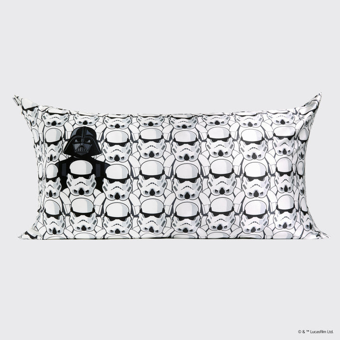 Star Wars™ & Kitsch Taie d'oreiller en satin Darth Vader & Stormtroopers - King