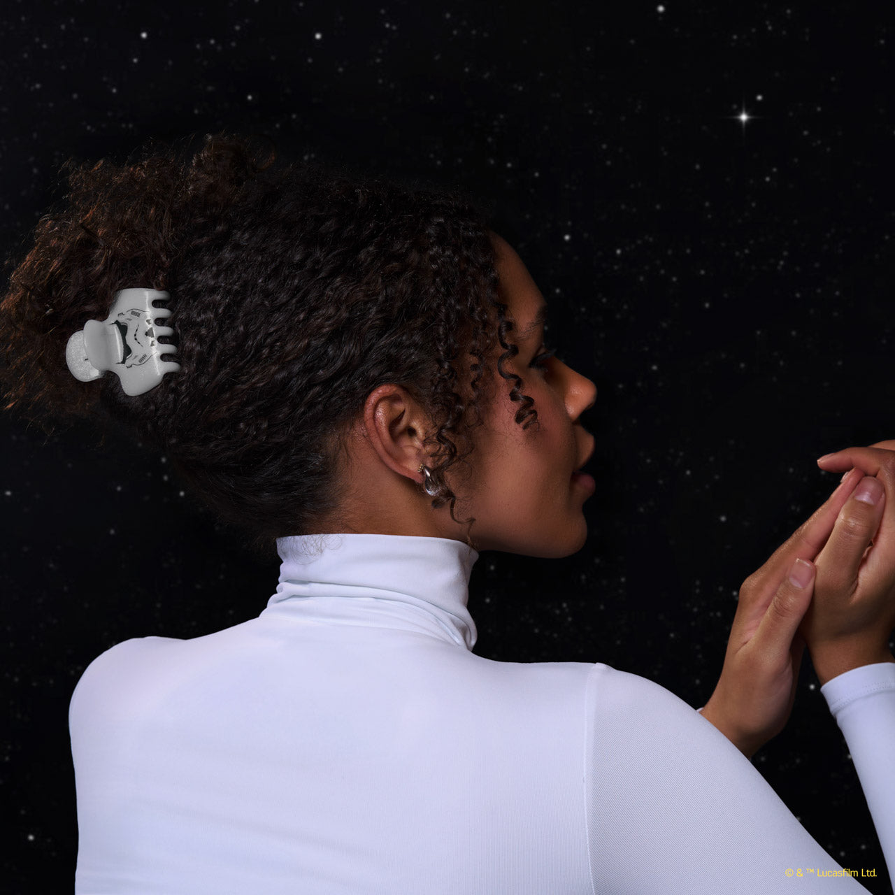 Star Wars™ & Kitsch Glitzer- Wolkenclip in Stormtrooper