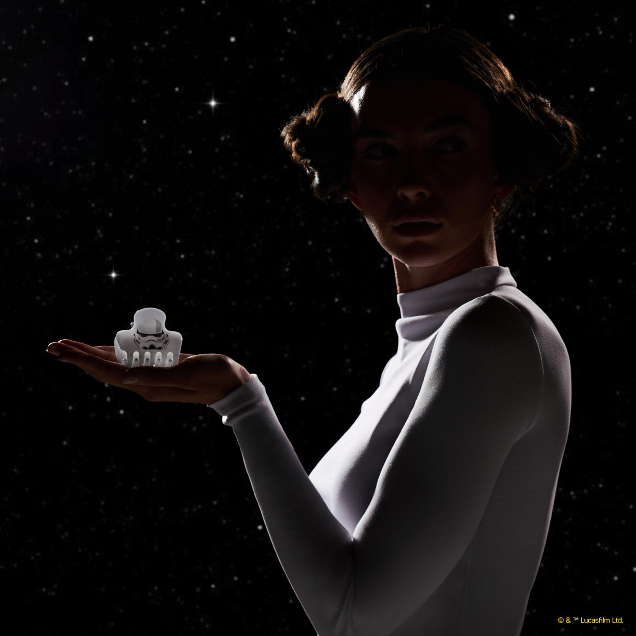 Star Wars™ & Kitsch Glitzer- Wolkenclip in Stormtrooper