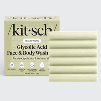 Nettoyant exfoliant pour le visage et le corps à l'acide glycolique