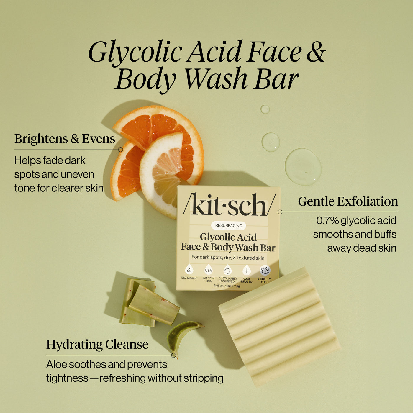 Glykolsäure-Peeling für Gesicht und Körper