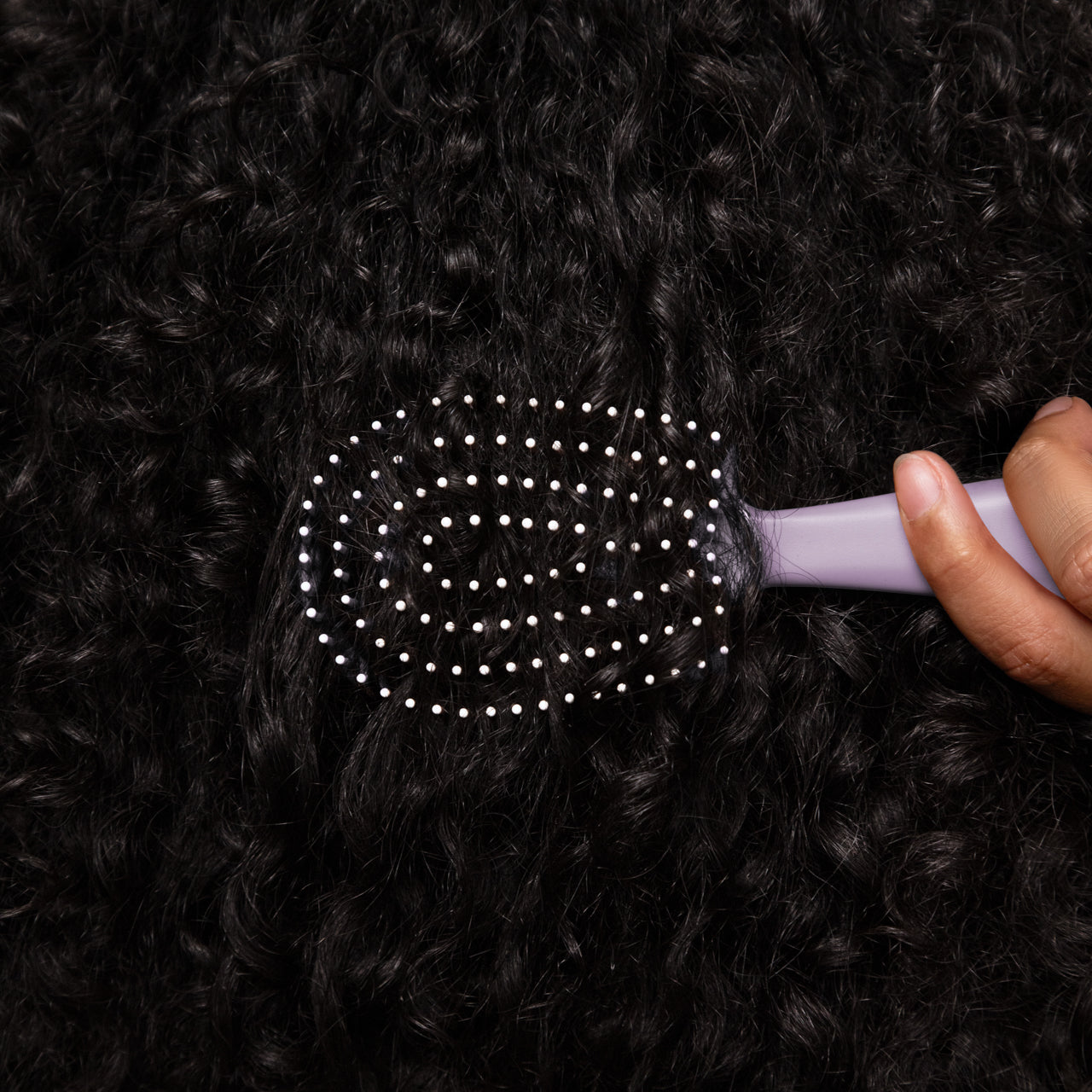 Soft Violet Detangling Flexi Brush - Mini