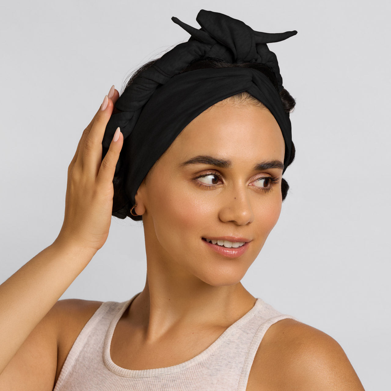 Black Set & Flow Active Curling Headband