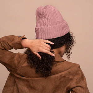 Glazey™ Satin-Lined Beanie - Blush