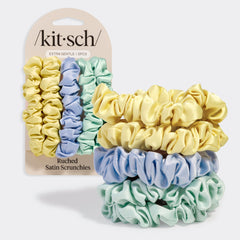 Chouchous en satin froncé multicolores Coastal Cottage
