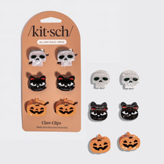 Set de 6 mini pinzas de garra Escuadrón de Halloween