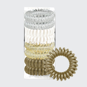 Fascette per capelli a spirale 8 pezzi - Bionde
