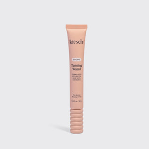KITSCH Sleigh All Day 5pc Gift Set — Taming Wand detail shot — lightweight, serum-like Taming Wand is infused with biotin, aloe vera, and vitamin E — glides over flyaways and edges for a polished finish