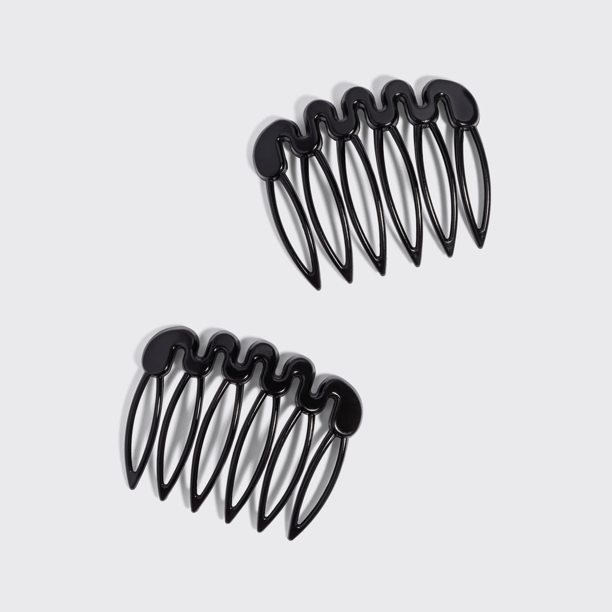 KITSCH Black French Hair Combs 2pc Set — product shot