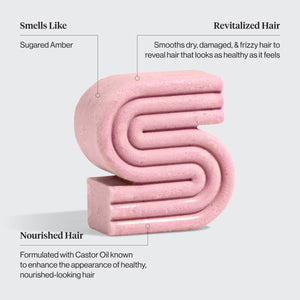 Nährender Shampoo-Riegel mit Rizinusöl