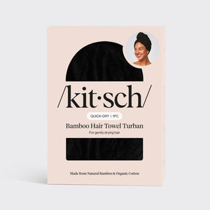 Umweltfreundliches Haartuch - Schwarz