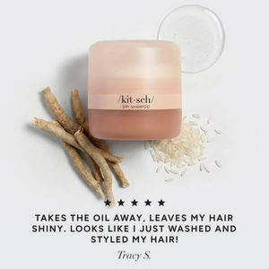 Light Volumizing Rice Protein Dry Shampoo with Puff