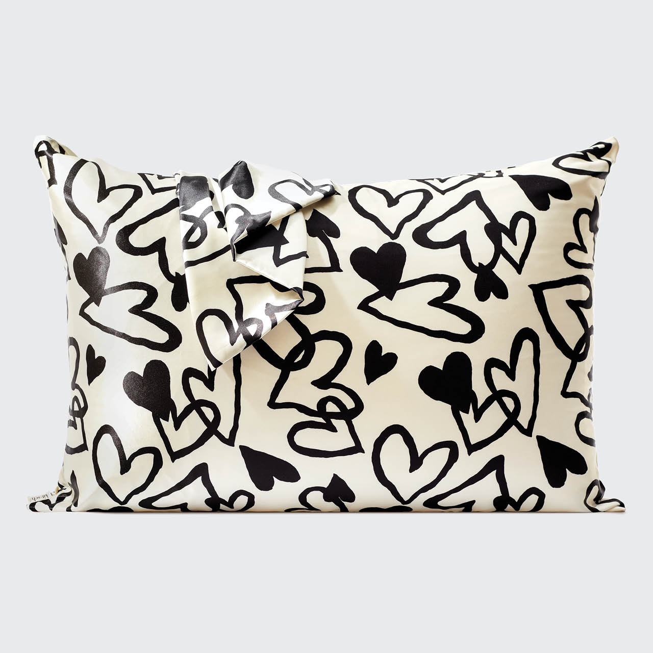 Funda de almohada de satén - Corazón
