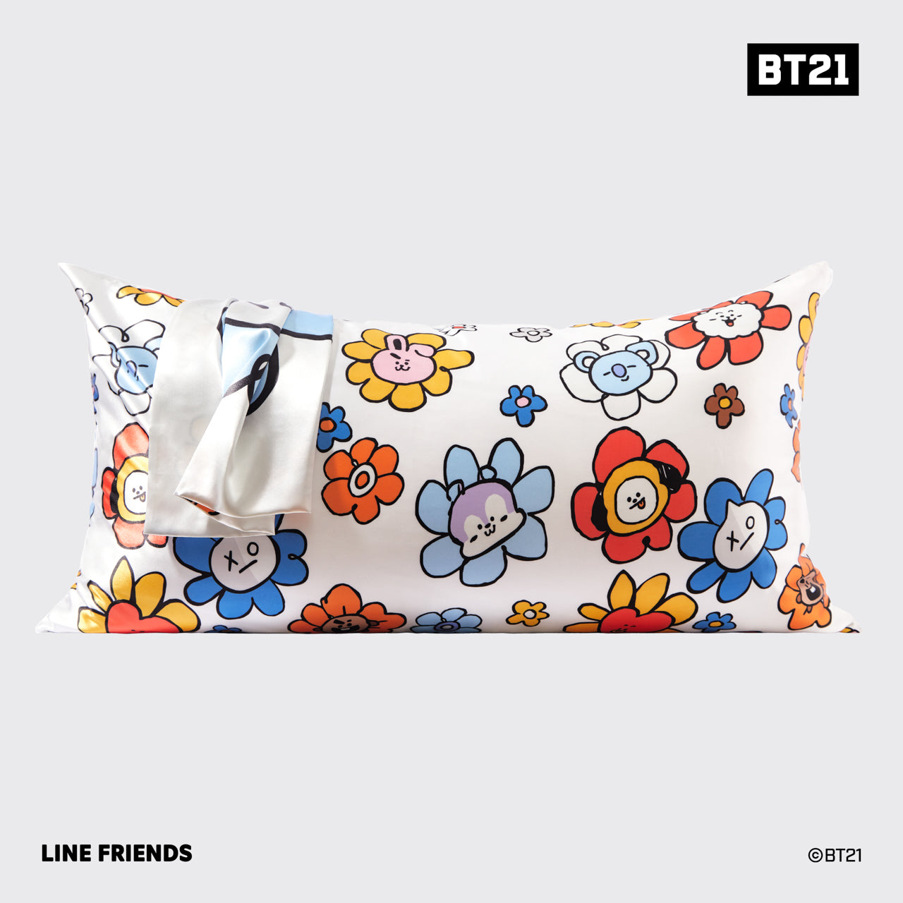 BT21 x Kitsch Kopfkissenbezug VAN -  King