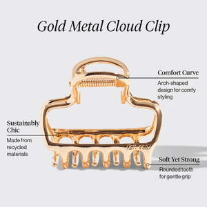 Clip de nube de metal - dorado