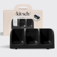 Porte-savon autovidant - Noir