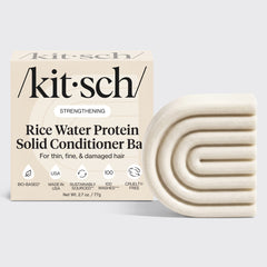 Acondicionador en barra de agua de arroz para el crecimiento del cabello
