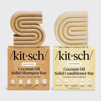 Shampooing et conditionneur à l'huile de coco pour cheveux secs et abîmés