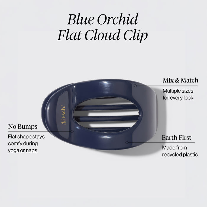 Clip a nuvola piatta - Orchidea blu | Grande
