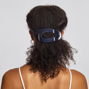 Grand clip nuage plat - Orchidée bleue