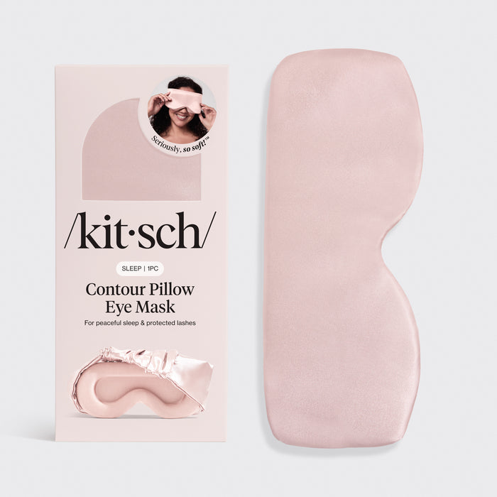 Konturiertes Kissen-Schlafmaske in Blush