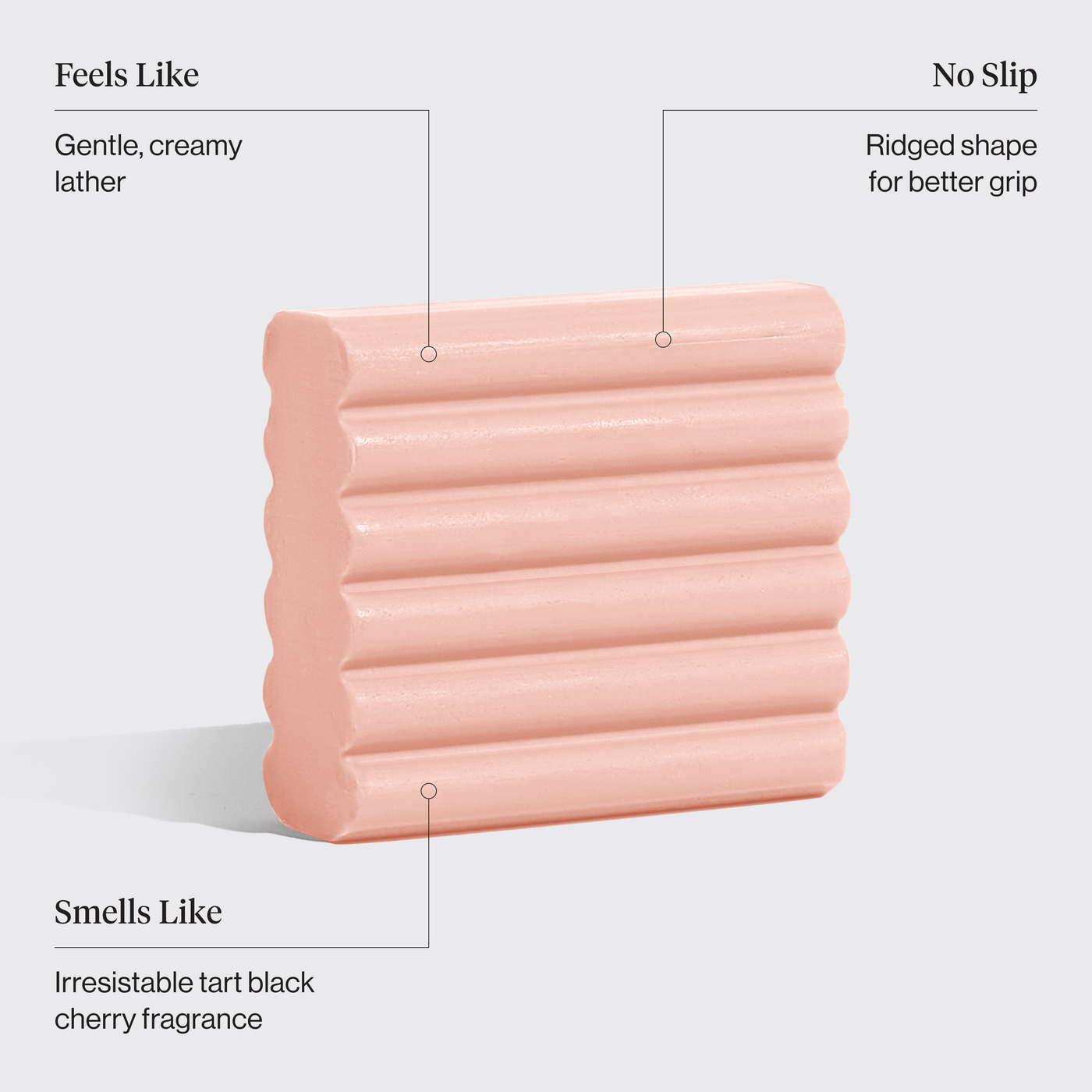 Gel solido per il corpo alla ciliegia dolce