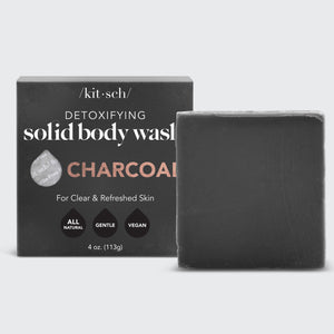 Gel corporal desintoxicante de carbón vegetal