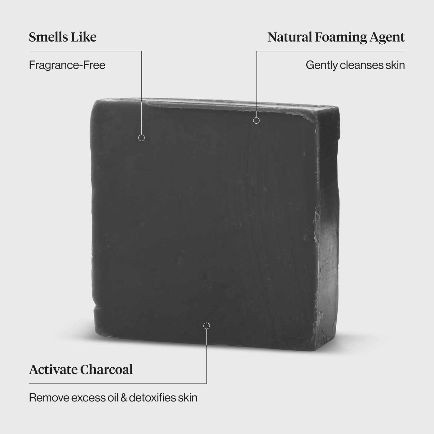 Gel corporal desintoxicante de carbón vegetal