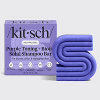 Shampoo solido tonificante viola per capelli colorati e grigi